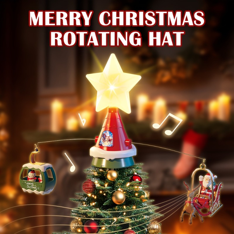 Outdoor Lighting Tree - Carrousel rotatif sur le dessus de