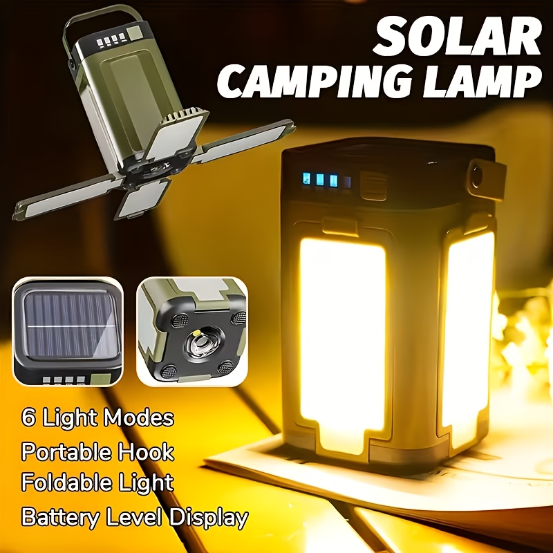 Outdoor Lighting Portable - Lampe solaire portable de camping d'extérieur,