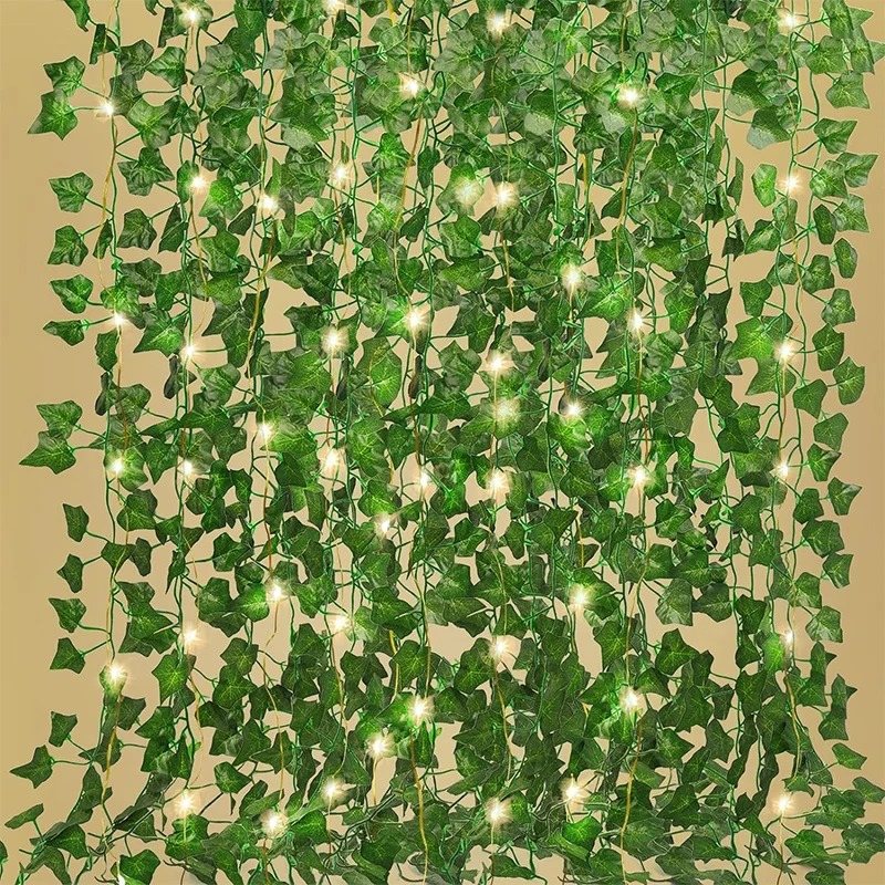 Outdoor Lighting Tree - Guirlande lumineuse LED de lierre vert