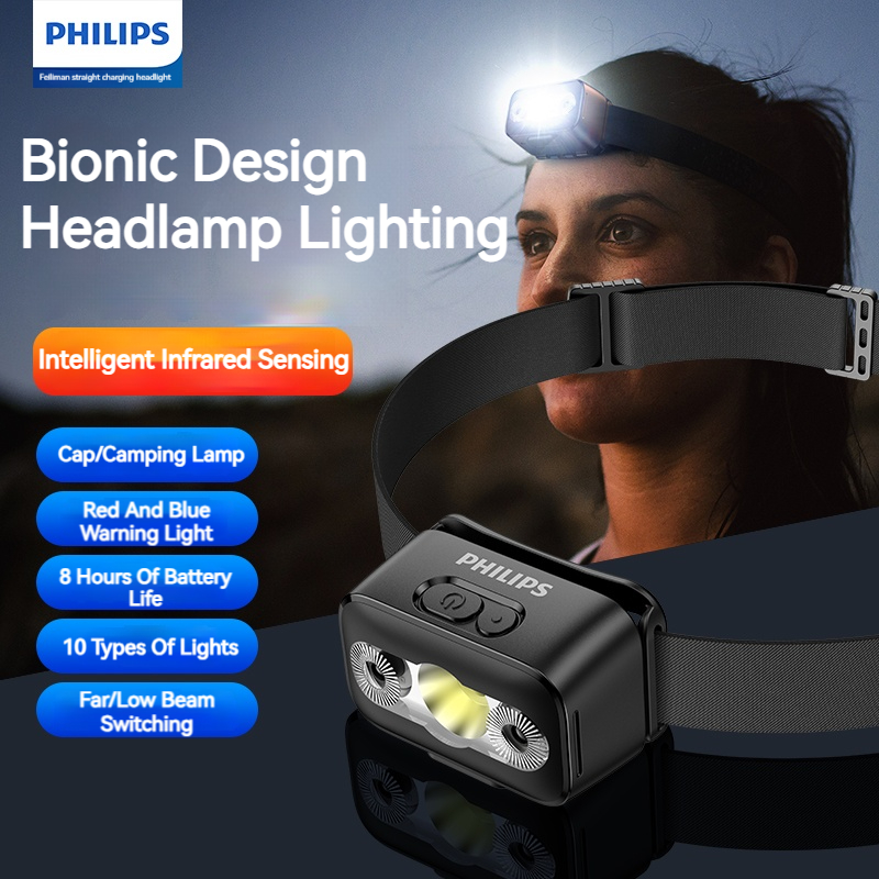 Outdoor Lighting Ideas - Philips LED lampe frontale capteur tête