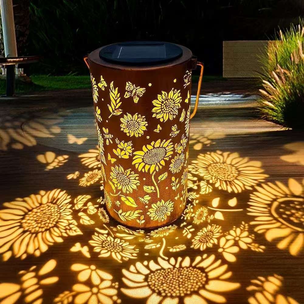 Outdoor Lighting Lanterns - Lumière de tournesol et lumière d'ombre,
