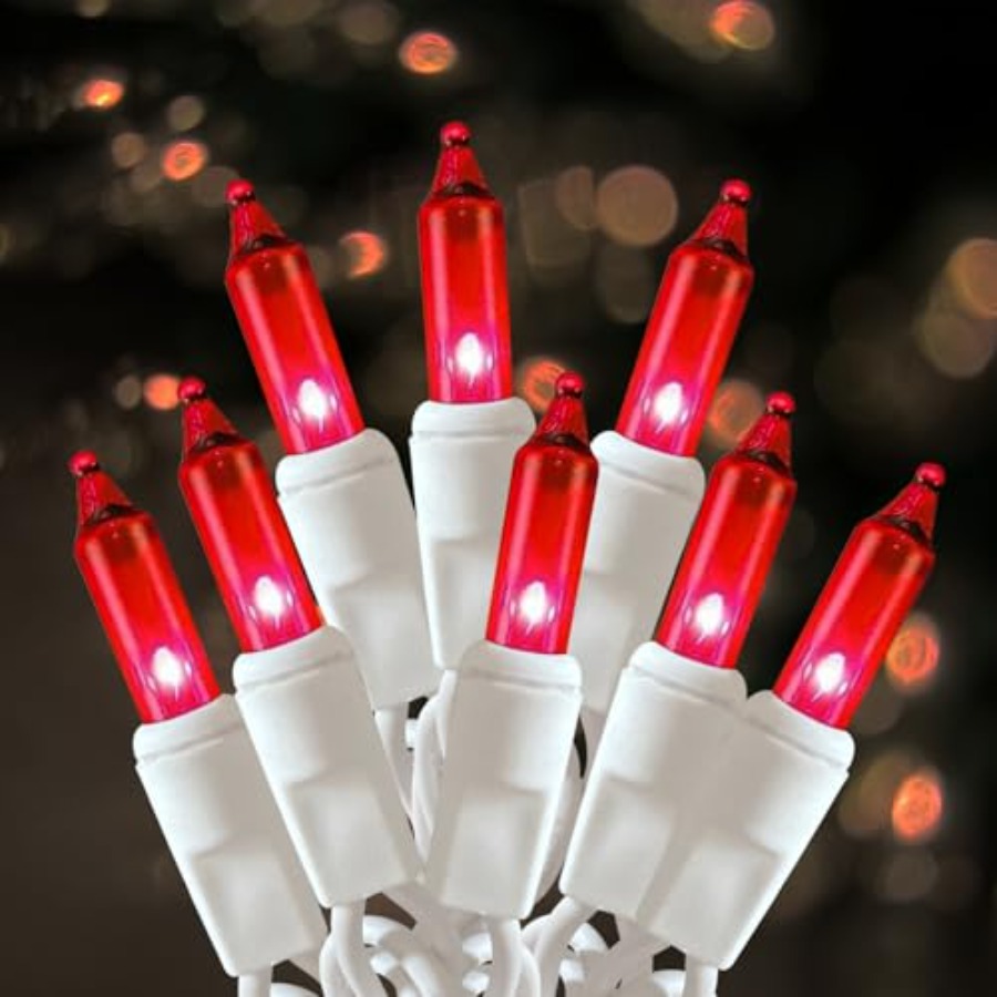 Outdoor Lighting Tree - Guirlandes lumineuses de Noël, 100 lumières,