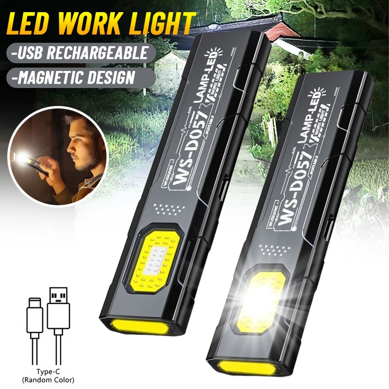 Outdoor Lighting Portable - Mini lampe de sécurité puissante, clignotante,