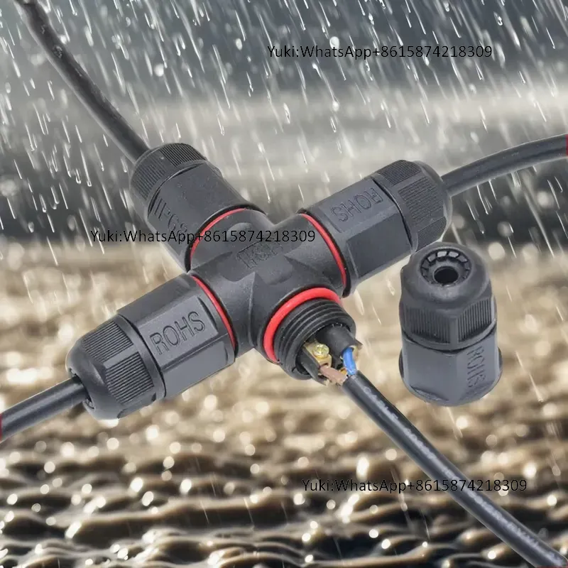 Outdoor Lighting Wire - Connecteur Électrique Étanche IP68 en T