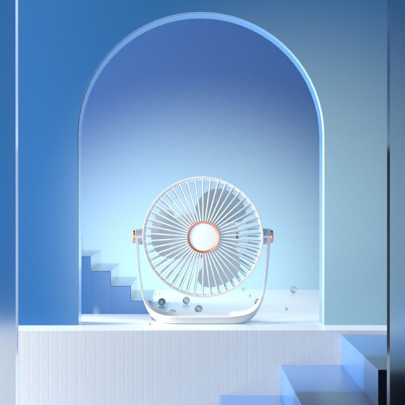 Outdoor Lighting Portable - Ventilateur de bureau portable mini avec