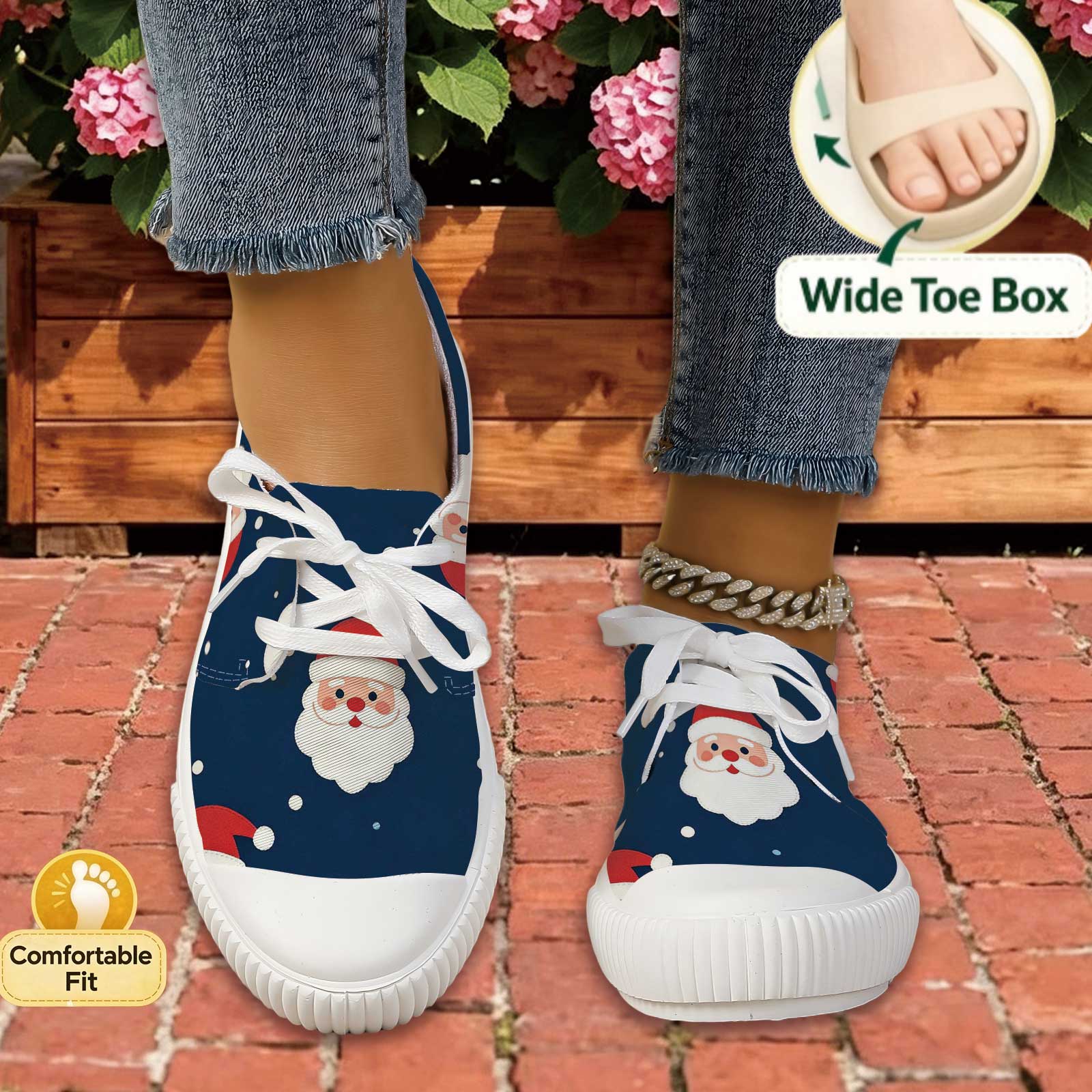 Outdoor Lighting Uplight - Chaussures décontractées à lacets pour femmes,