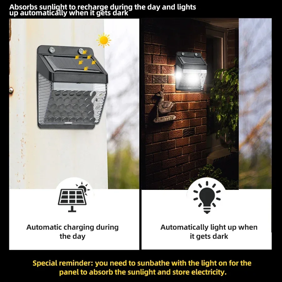 Lampe solaire LED avec capteur - Outdoor Lighting Waterproof avis et prix