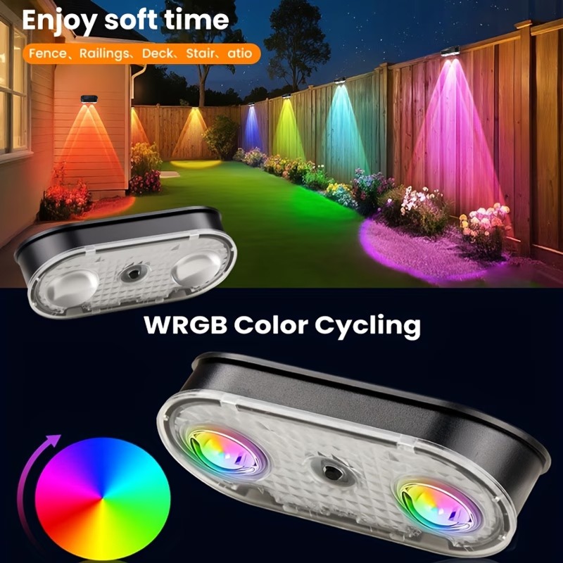 Lampe solaire RGB pour clôture - Outdoor Lighting Linear avis et prix