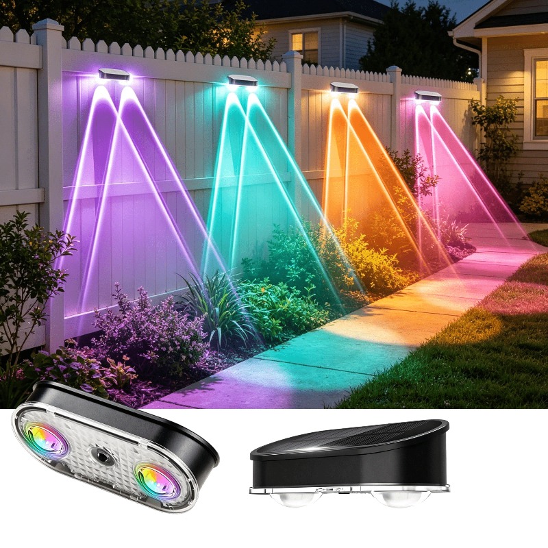 Lampe solaire RGB pour clôture - Outdoor Lighting Linear avis et prix