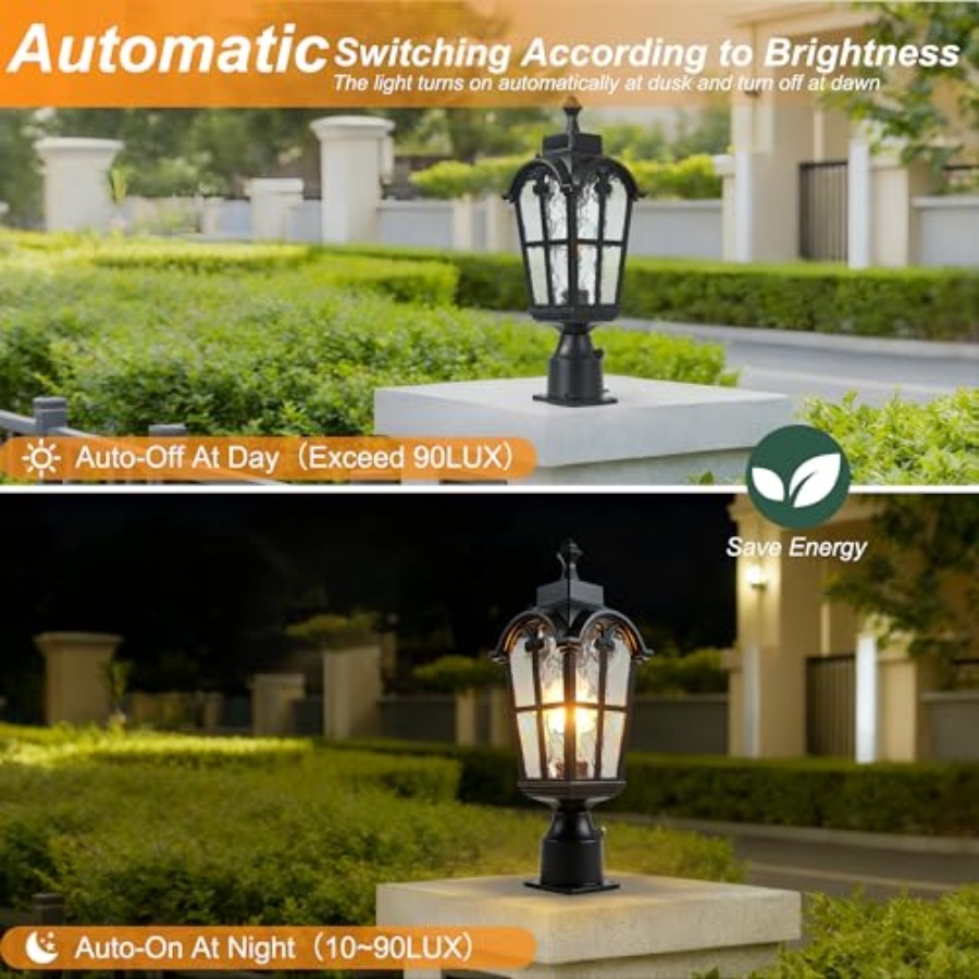 Lampes de poteau extérieures à - Outdoor Lighting Waterproof avis et prix
