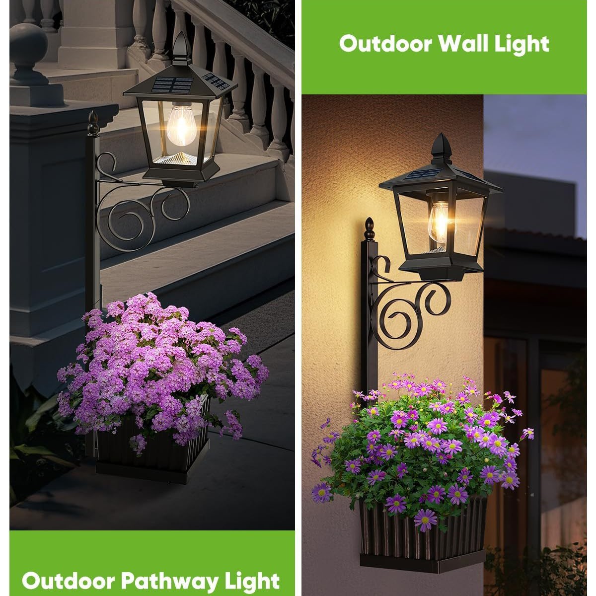Lampe solaire 2 en 1 pour plan - Outdoor Lighting Waterproof avis et prix