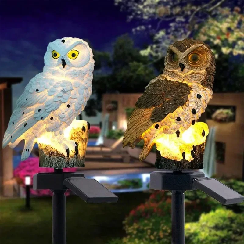 Statue de hibou solaire, lumiè - Outdoor Lighting Wire avis et prix