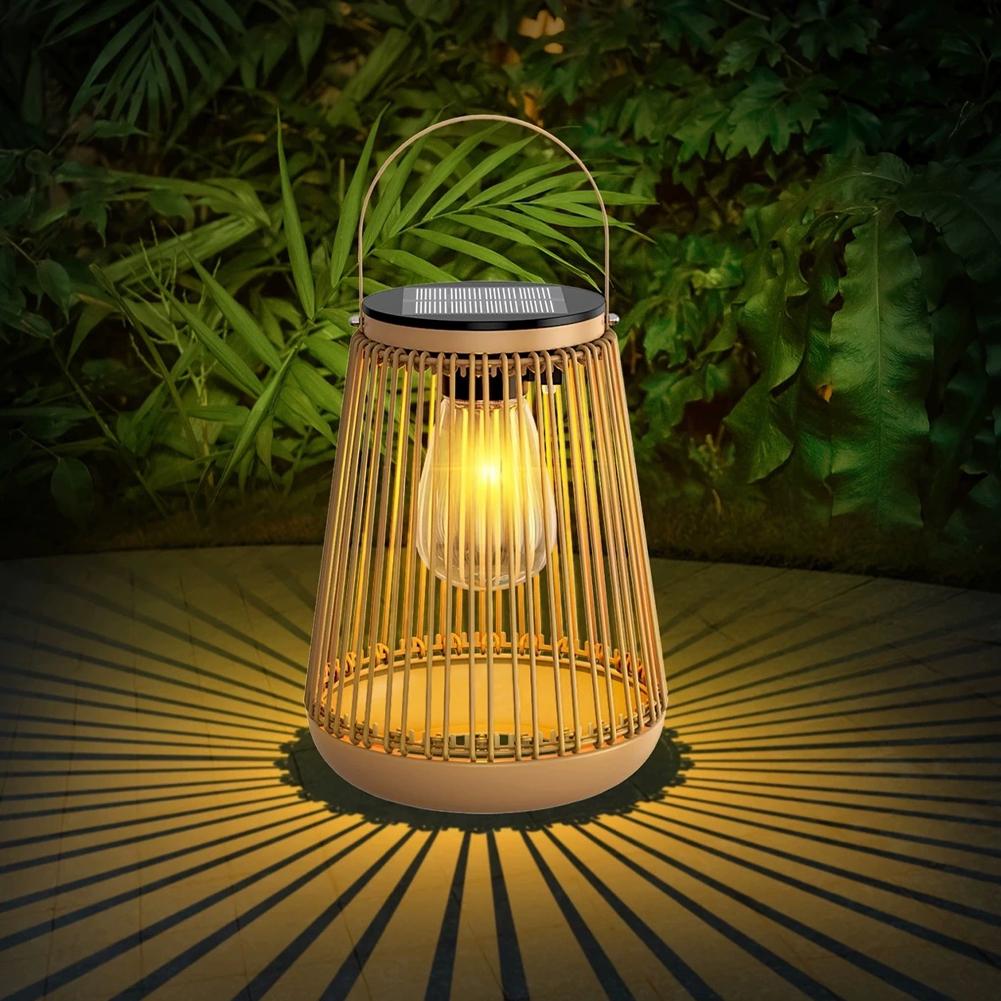 Lanterne solaire en rotin étan - Outdoor Lighting Lanterns avis et prix