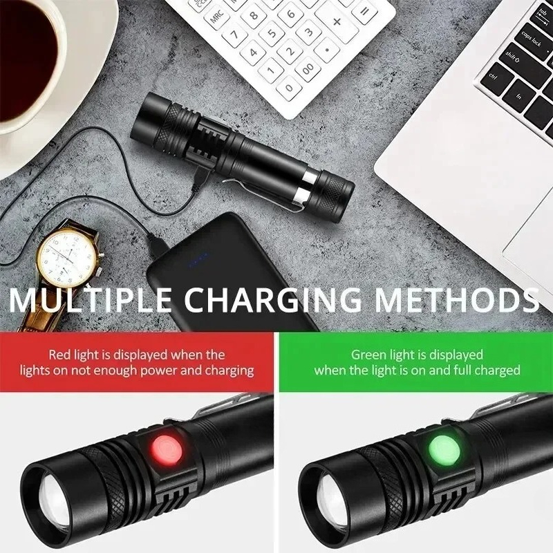 Lampe torche LED T6 rechargeab - Outdoor Lighting Ideas avis et prix
