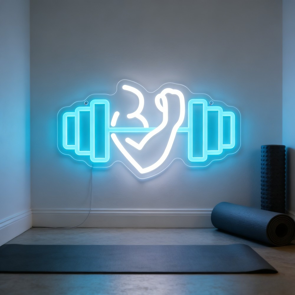 Enseigne néon LED Bicep Dumbbe - Outdoor Lighting Quotes avis et prix