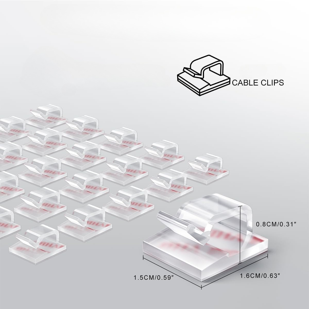 20-100 pièces Clips de lumière - Outdoor Lighting Wire avis et prix