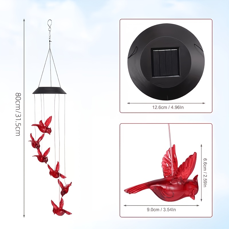 Carillon éolien lumineux à éne - Outdoor Lighting Waterproof avis et prix